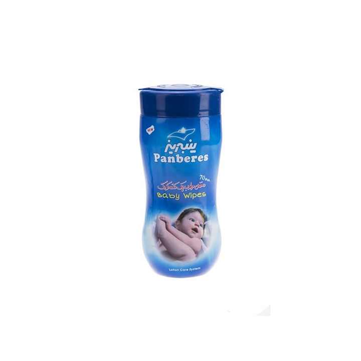 دستمال مرطوب کودک 70 عددی پنبه ریز